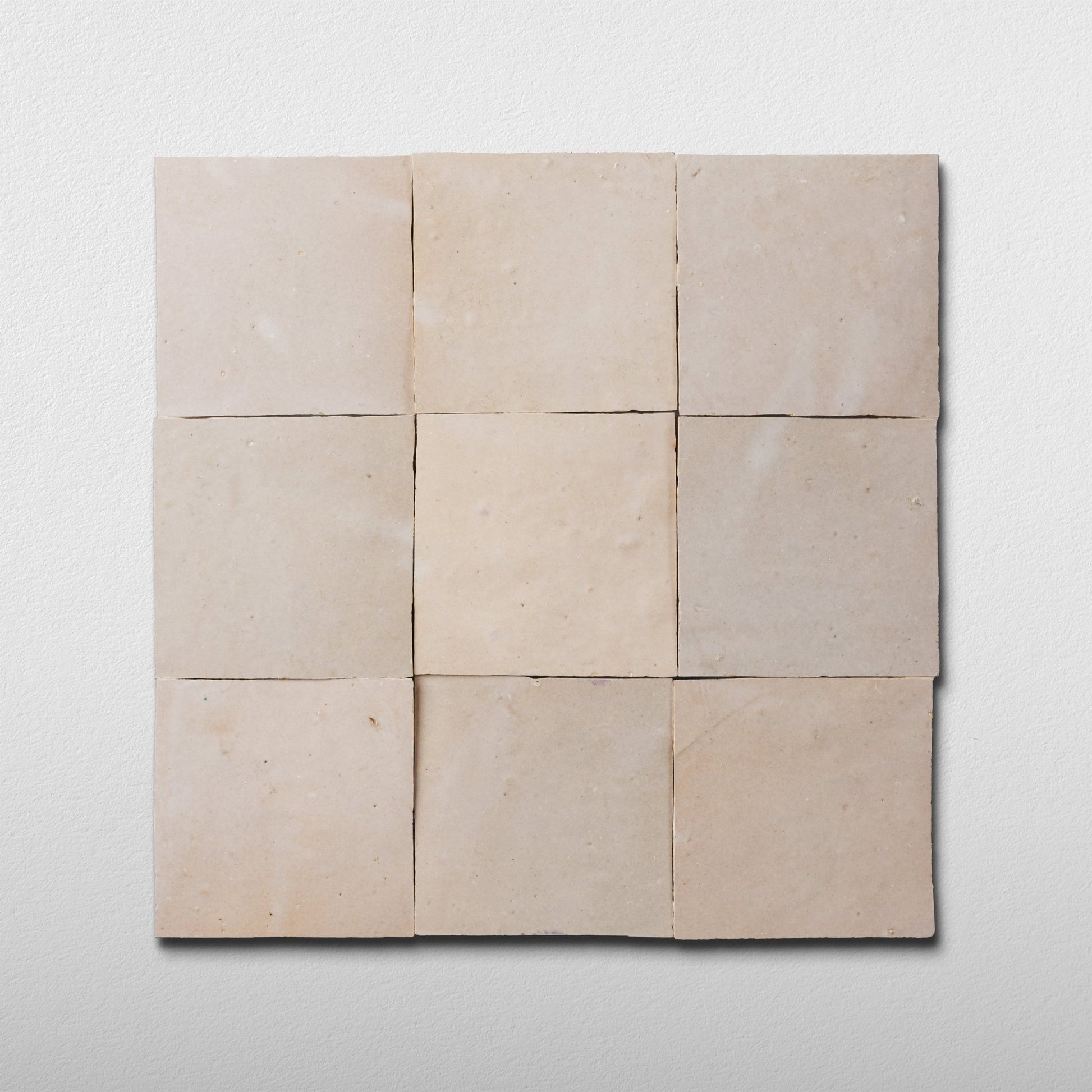 Handmade Moroccan Zellige 4x4 Powder Pink Terracotta Tile