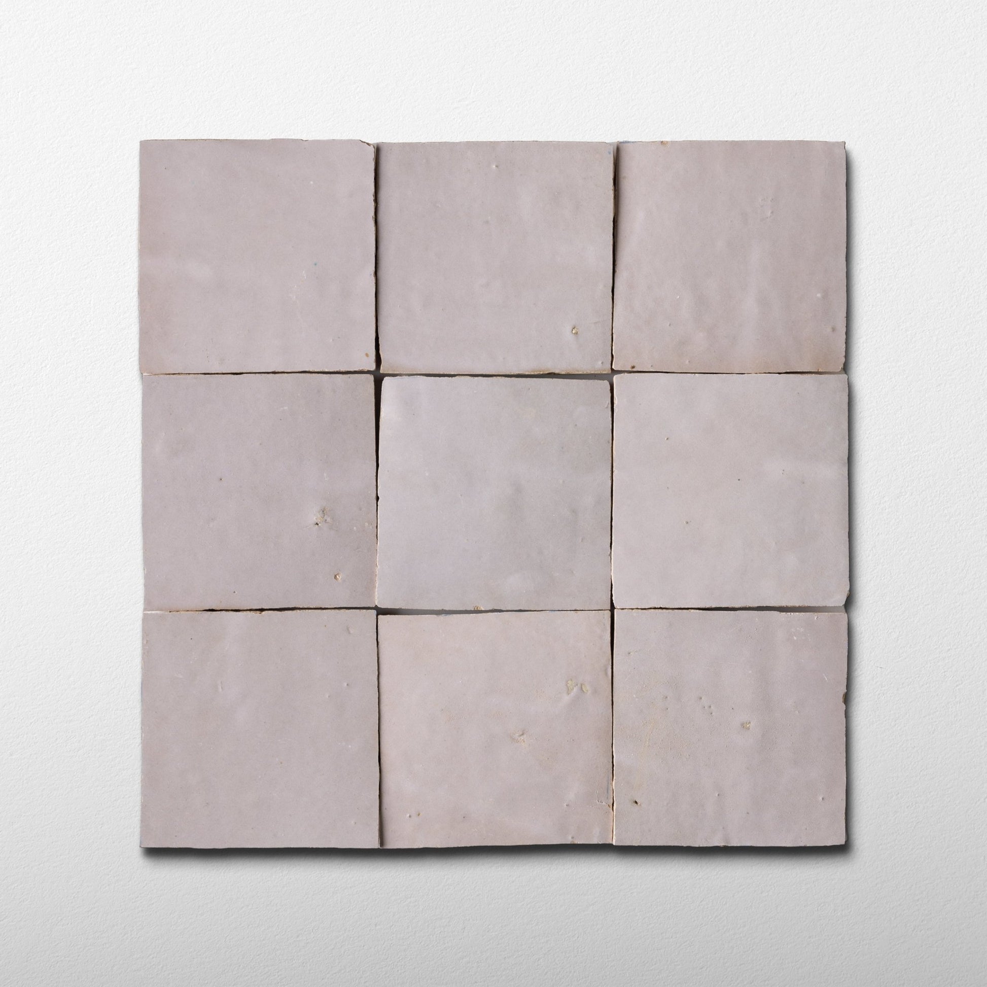 Handmade Moroccan Zellige 4x4 Powder Pink Terracotta Tile