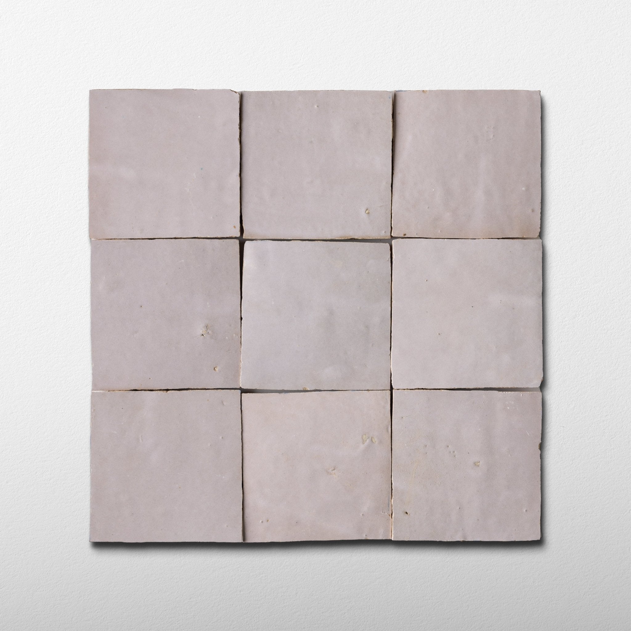 Handmade Moroccan Zellige 4x4 Powder Pink Terracotta Tile