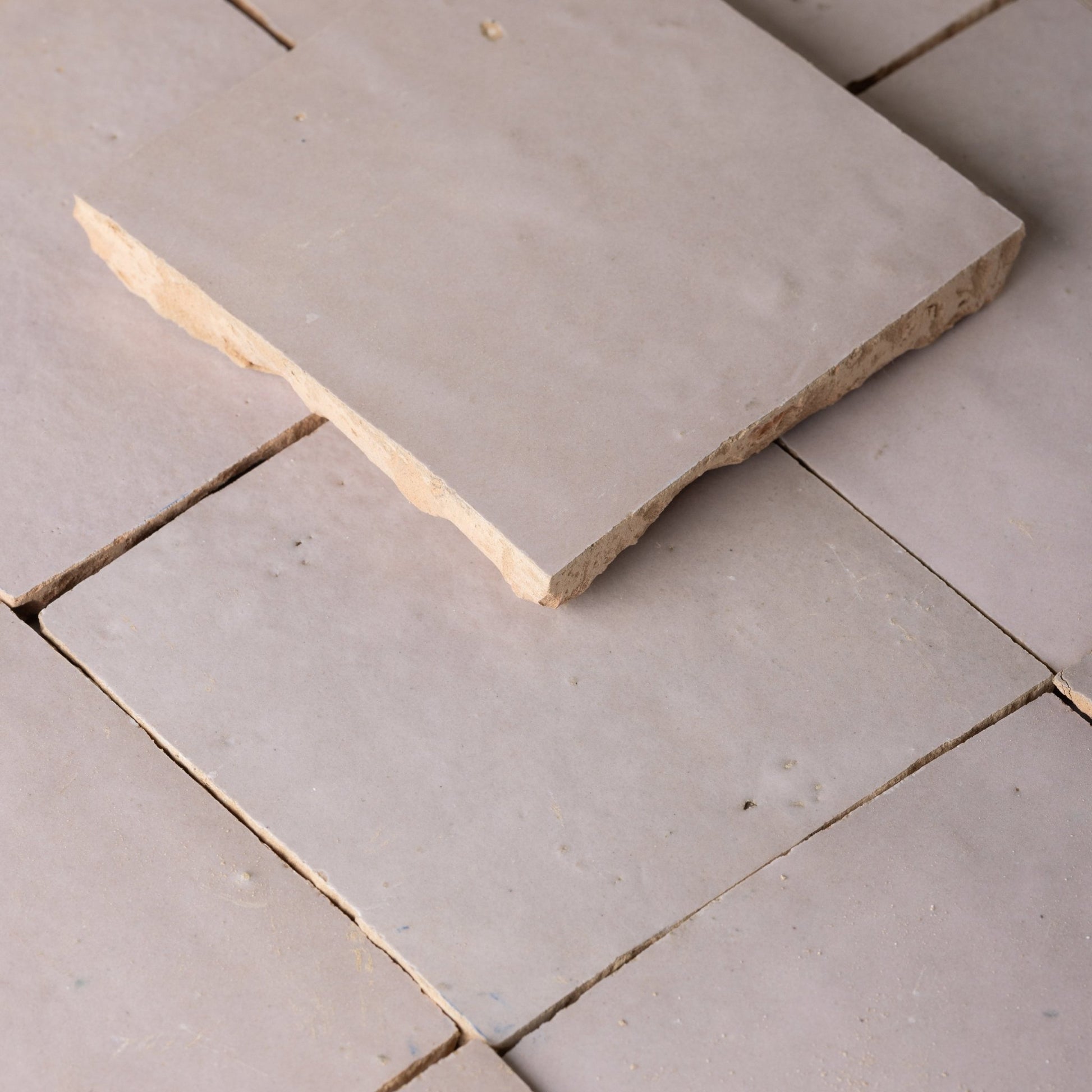 Powder Pink zellige Terracotta Tile