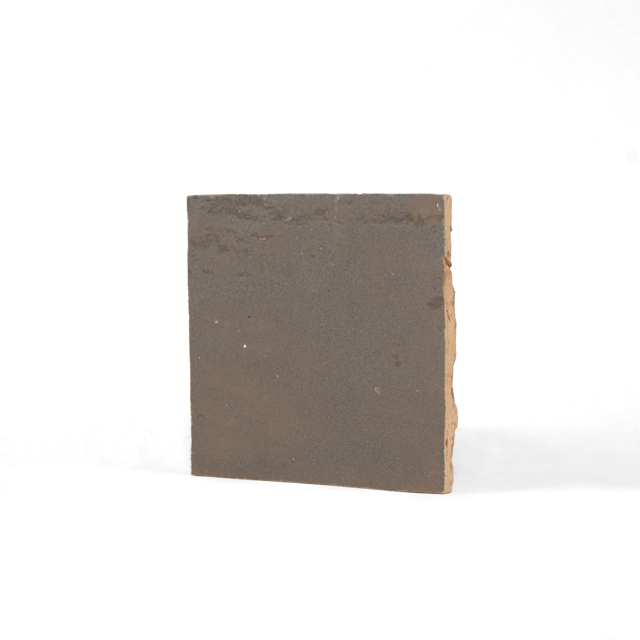Handmade Moroccan Zellige 4x4 Rusty Pan Terracotta Tile | Cemento