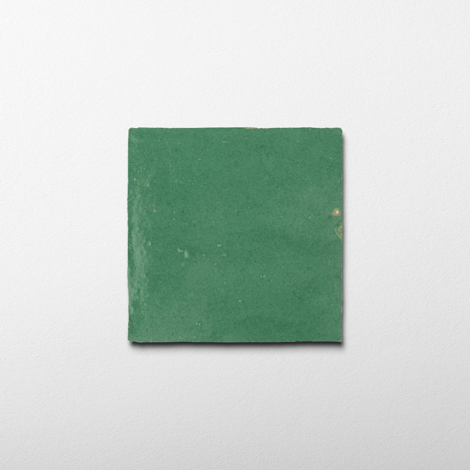 Handmade Moroccan Zellige 4x4 Santorini Green Terracotta Tile - Cemento Collection