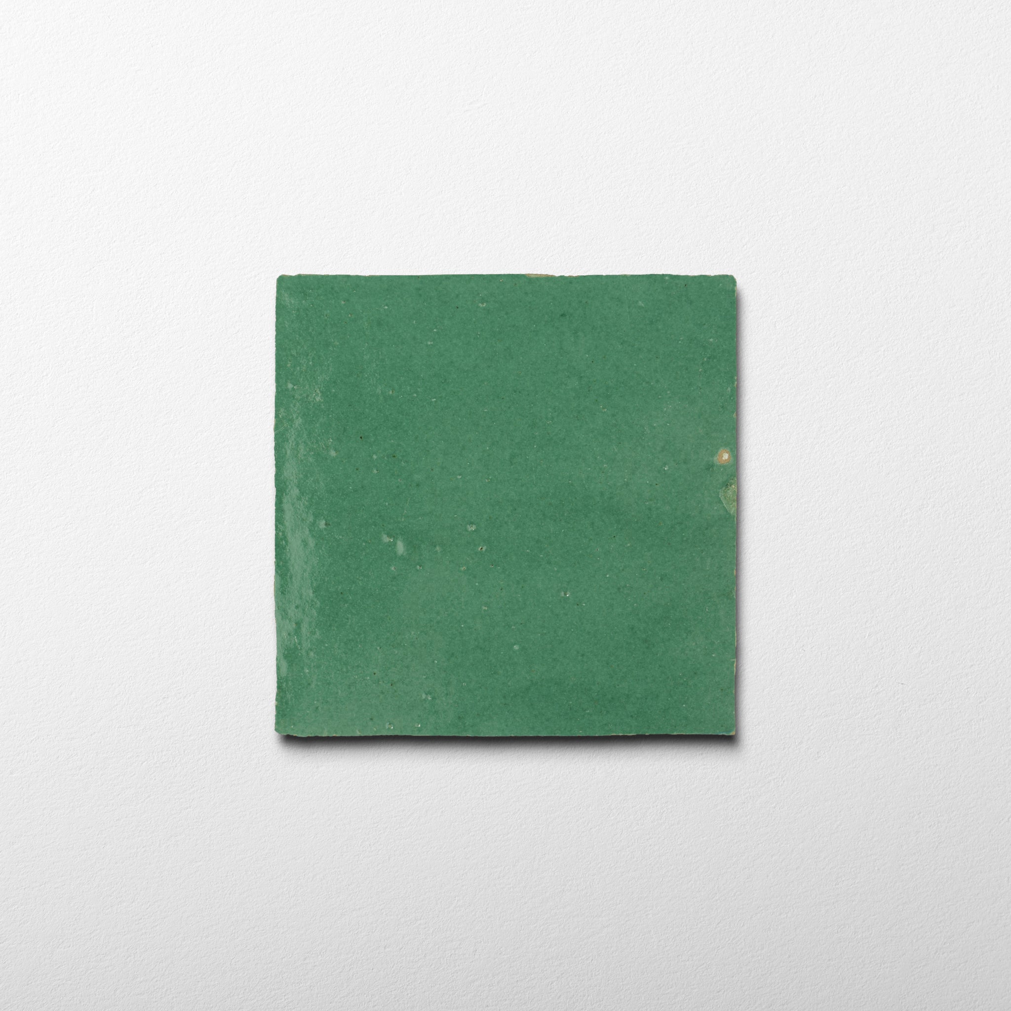 Handmade Moroccan Zellige 4x4 Santorini Green Terracotta Tile - Cemento Collection