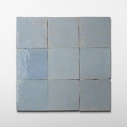 Handmade Moroccan Zellige 4x4 Violet Terracotta Tile - Cemento Collection