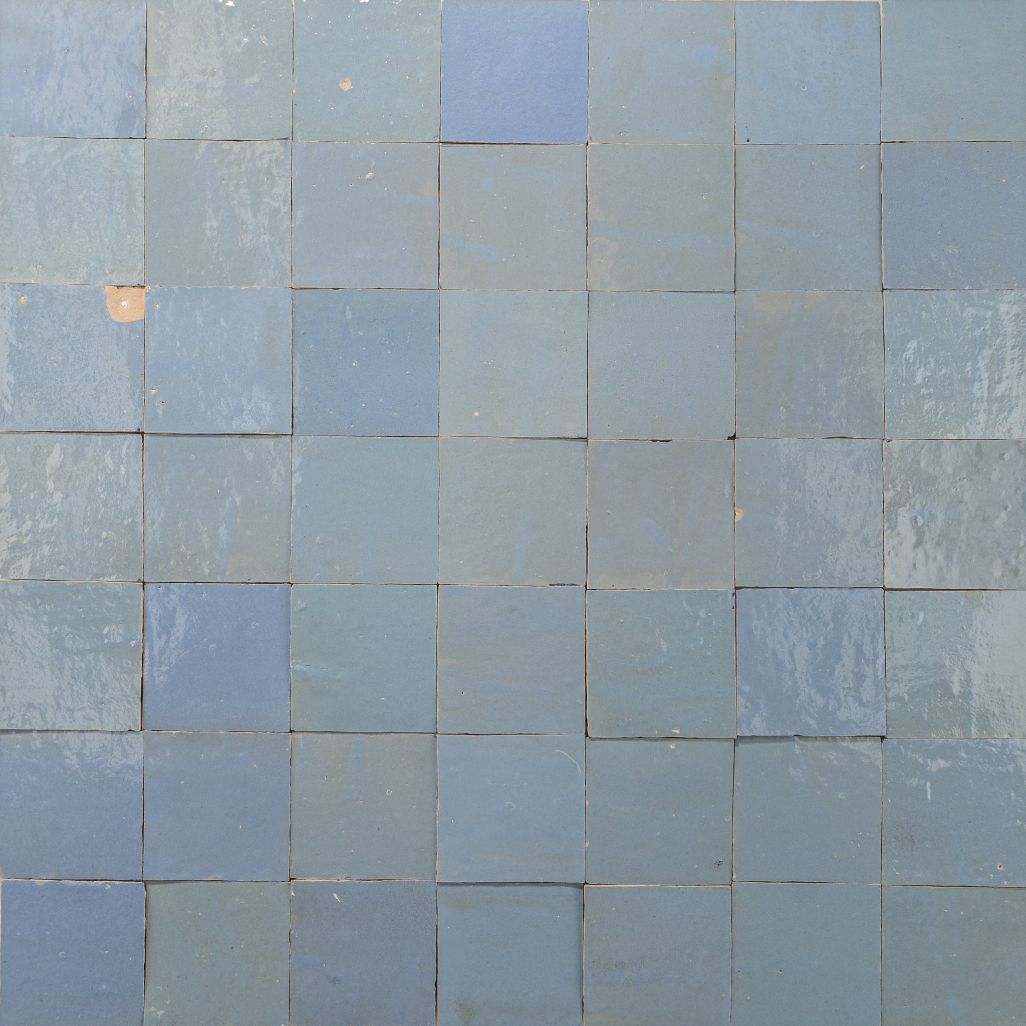 Handmade Moroccan Zellige 4x4 Violet Terracotta Tile | Cemento