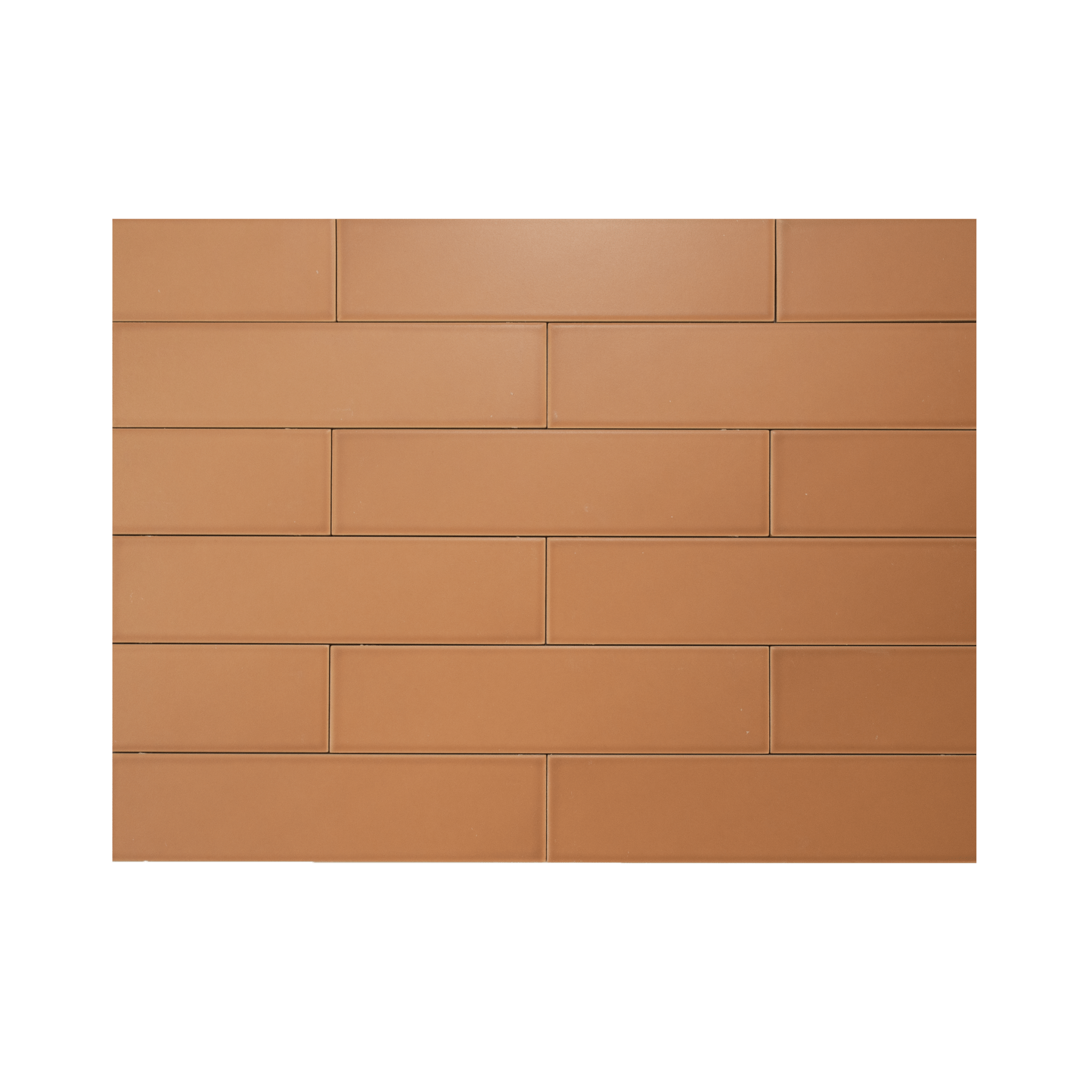 Hoop Straight 2.5x10 Clay Ceramic Tile - Cemento Collection