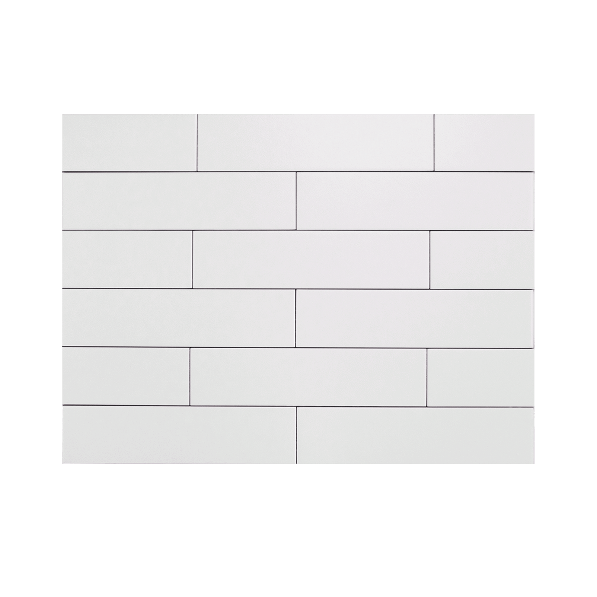Hoop Straight 2.5x10 Cloud Pearl Ceramic Tile - Cemento Collection