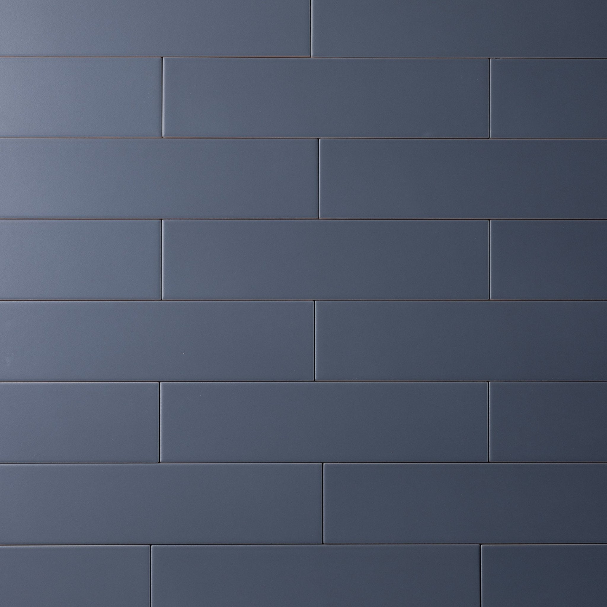 Flat Deep Blue Ceramic Tile