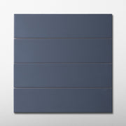 Hoop Straight 2.5x10 Deep Blue Ceramic Tile