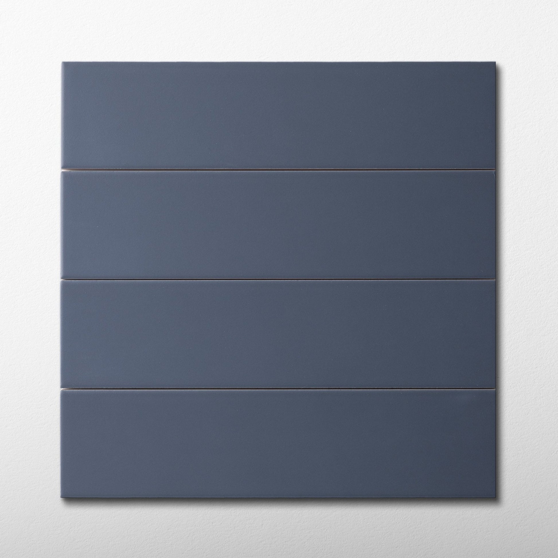Hoop Straight 2.5x10 Deep Blue Ceramic Tile