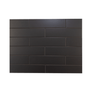 Hoop Straight 2.5x10 Phantom Black Ceramic Tile - Cemento Collection