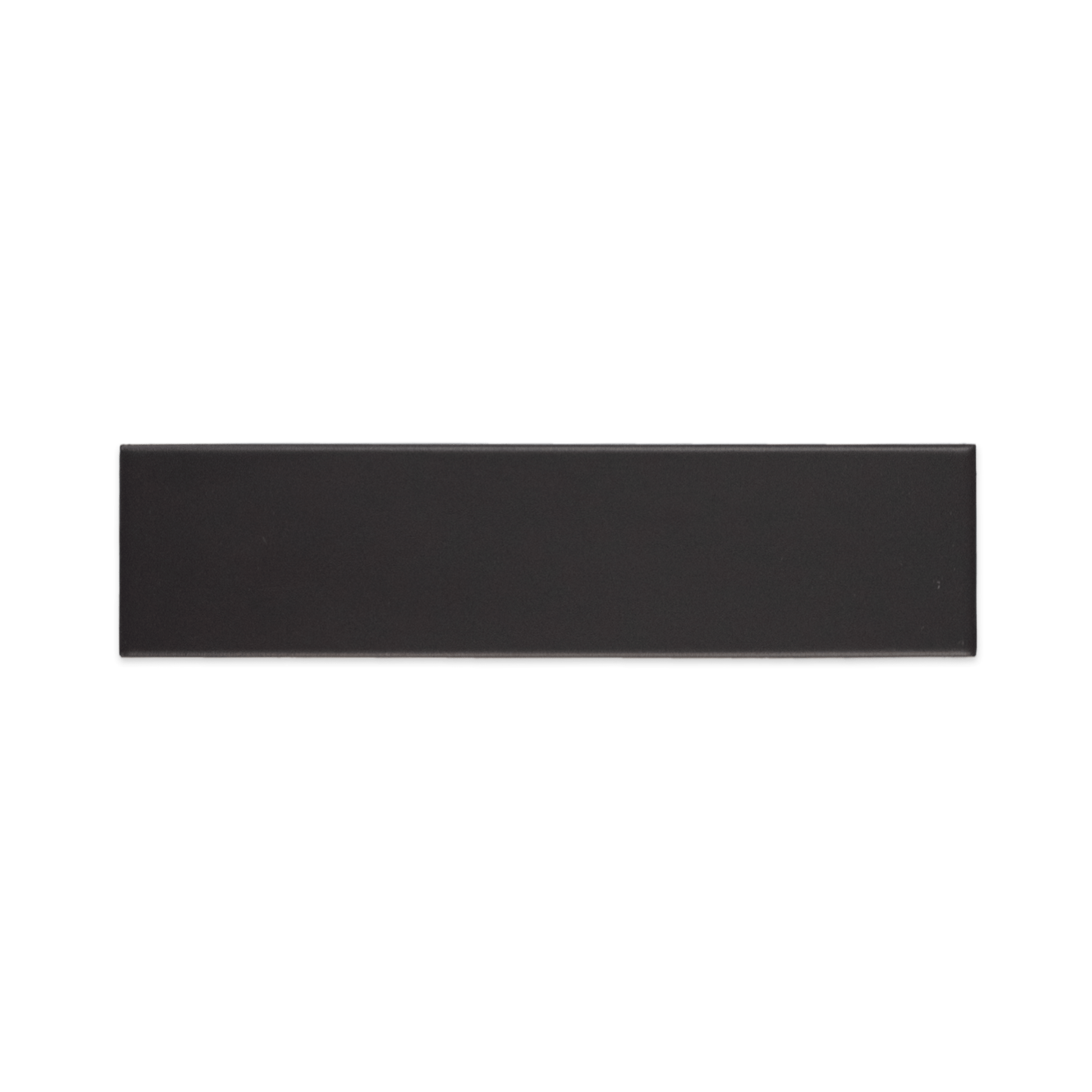 Hoop Straight 2.5x10 Phantom Black Ceramic Tile - Cemento Collection