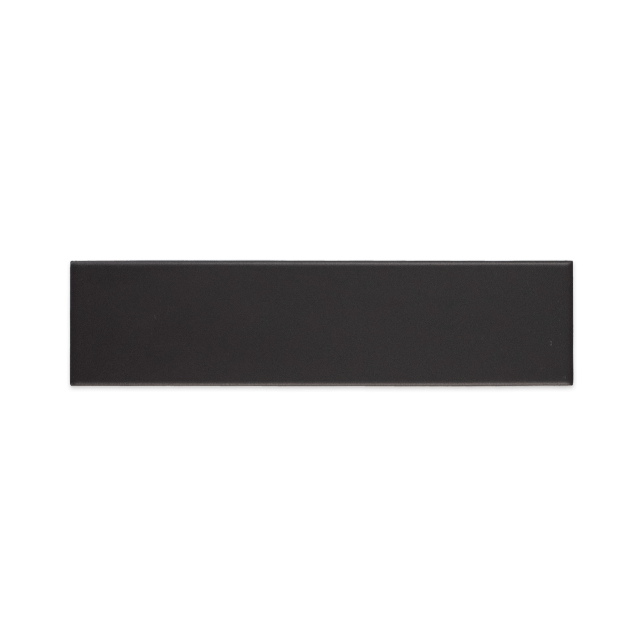 Hoop Straight 2.5x10 Phantom Black Ceramic Tile - Cemento Collection