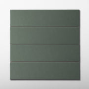 Hoop Straight 2.5x10 Silence Green Ceramic Tile