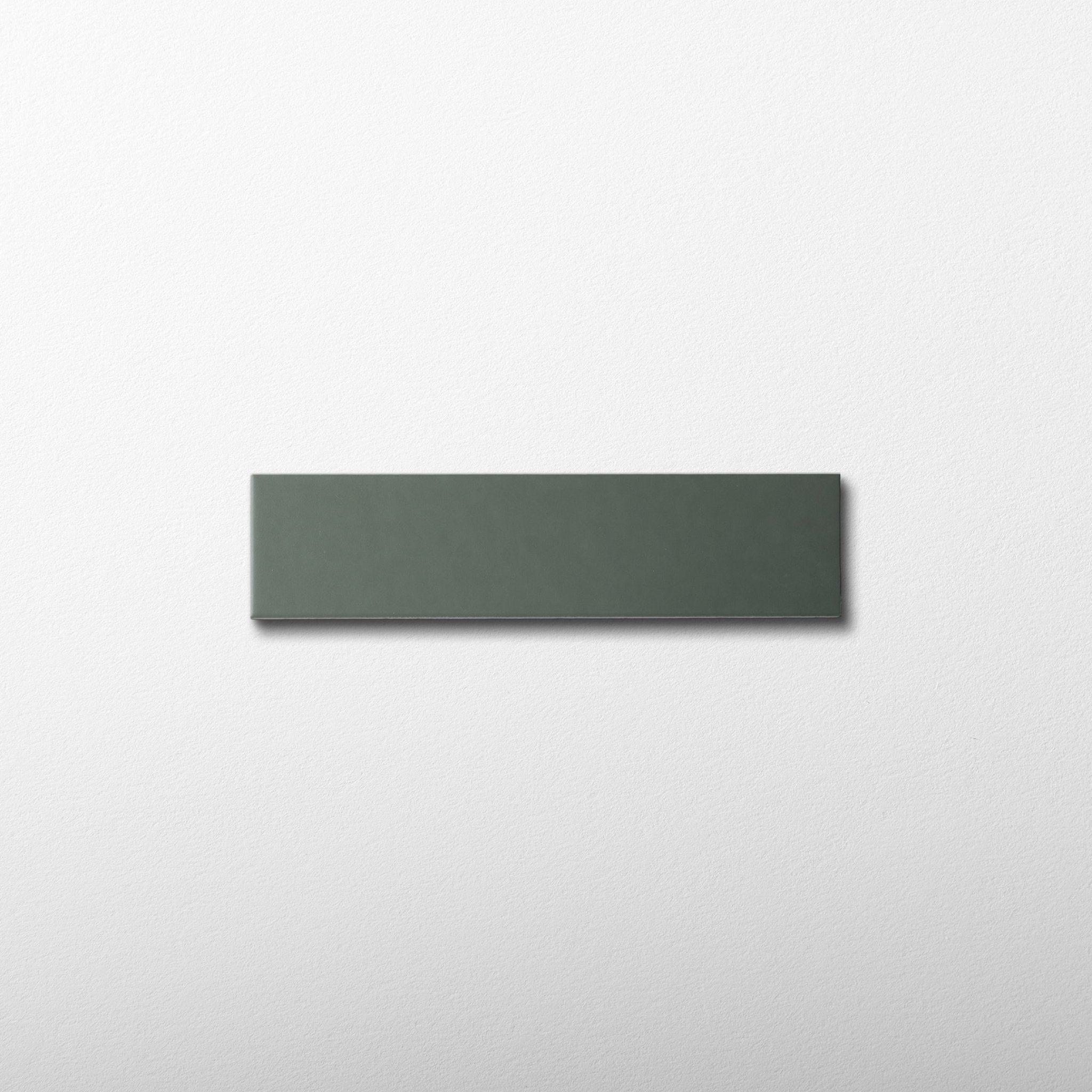 Flat Silence Green Ceramic Tile