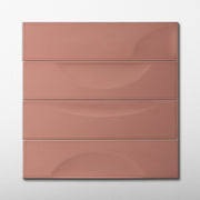 Hoop Wave 2.5x10 Clay Ceramic Tile
