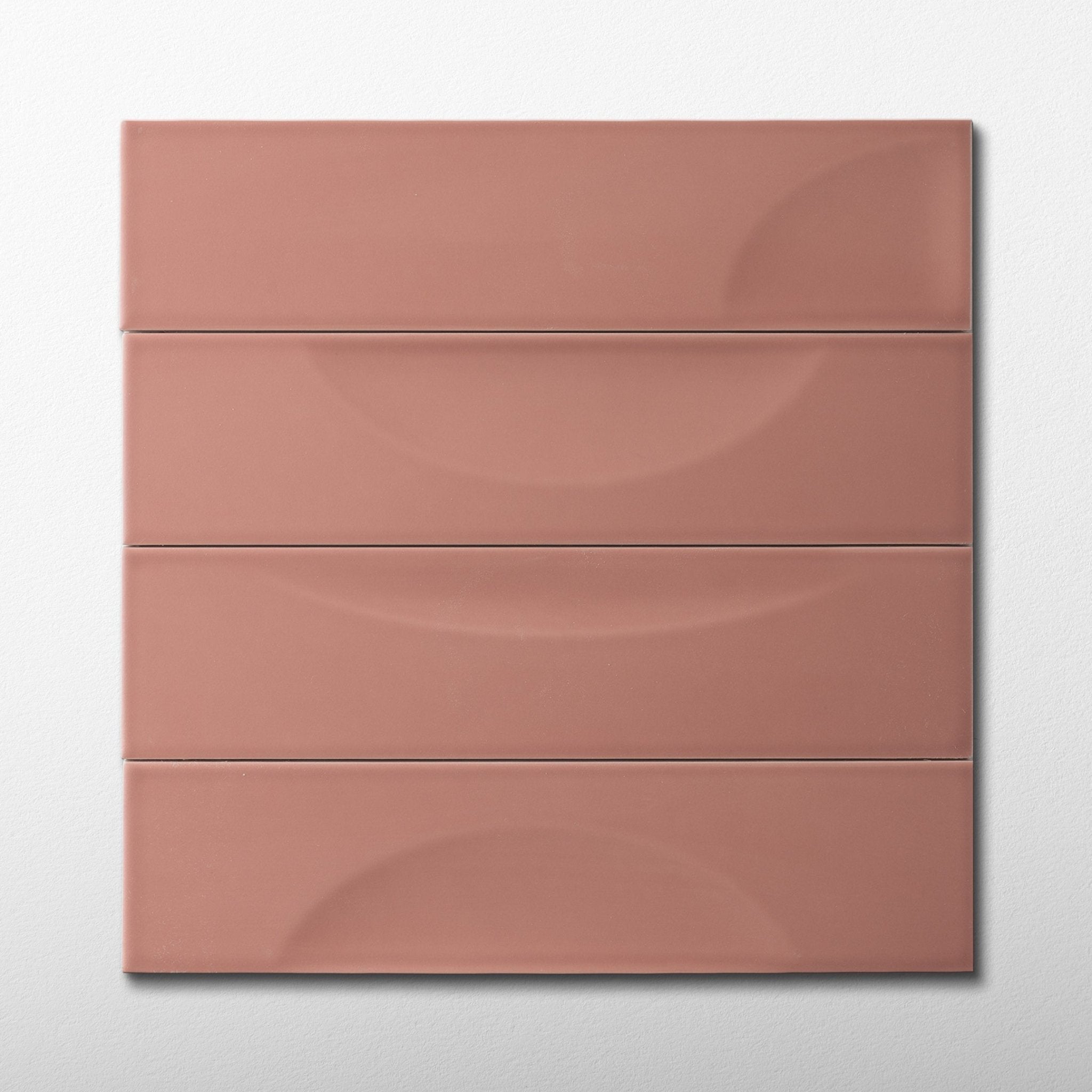 Hoop Wave 2.5x10 Clay Ceramic Tile