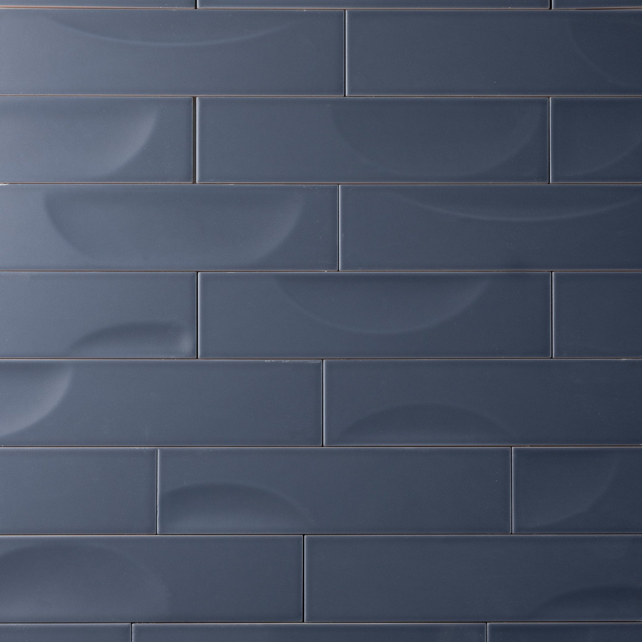 2.5x10 Deep Blue Ceramic Tile