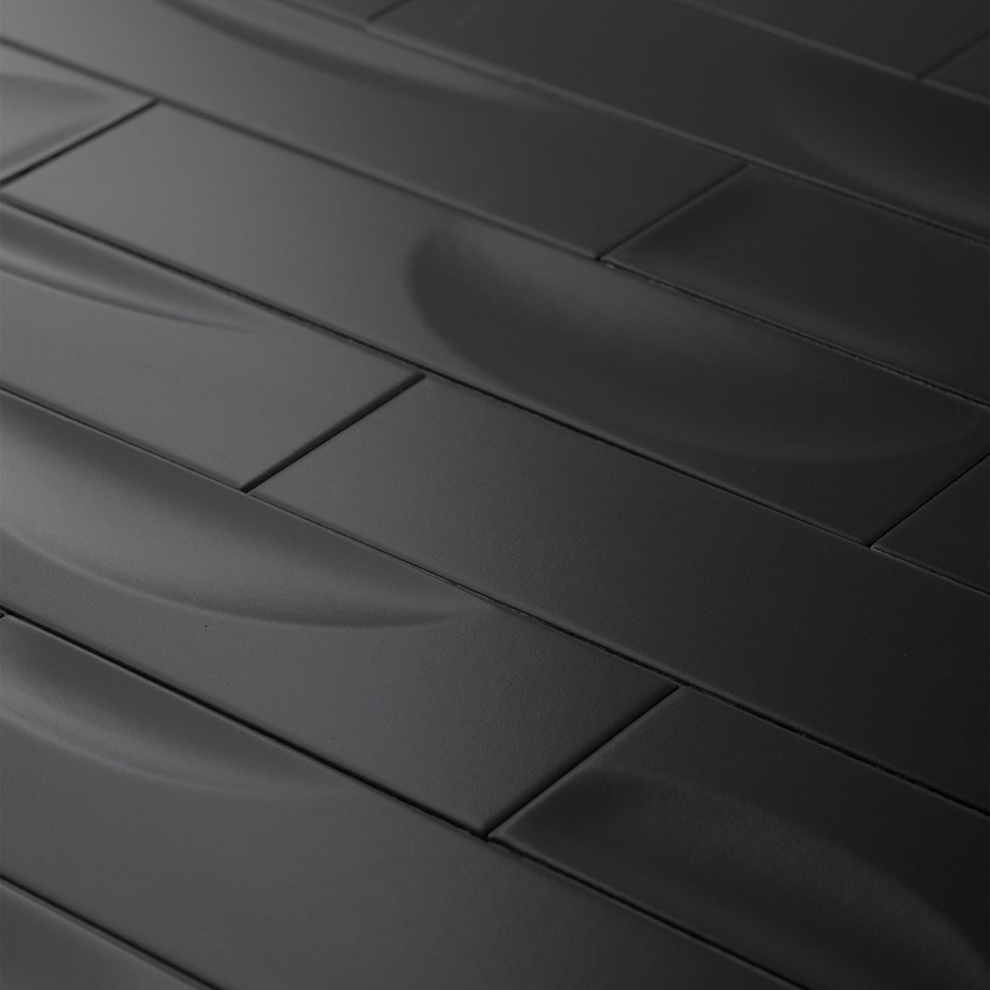3D Phantom Black Ceramic Tile