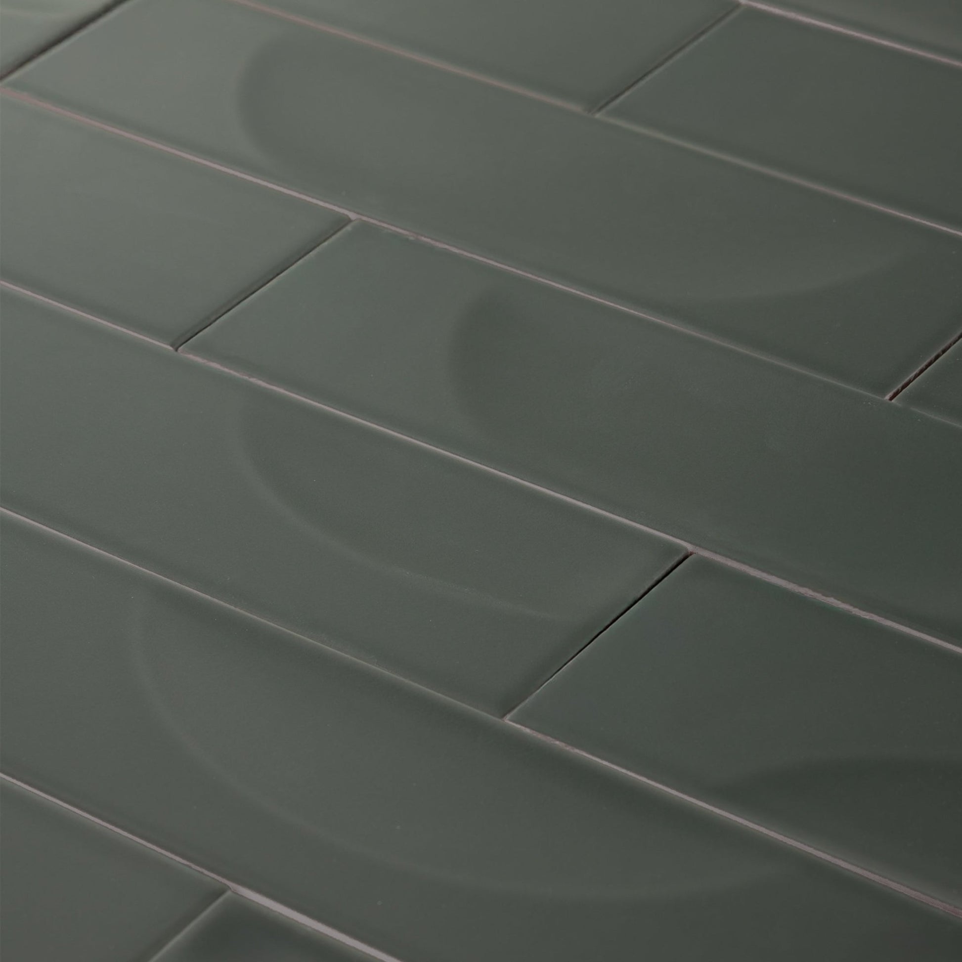 3D Silence Green Ceramic Tile