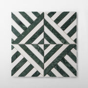 Horizon Verde Alpi and Dolomite Marble Honed Mosaic Tile