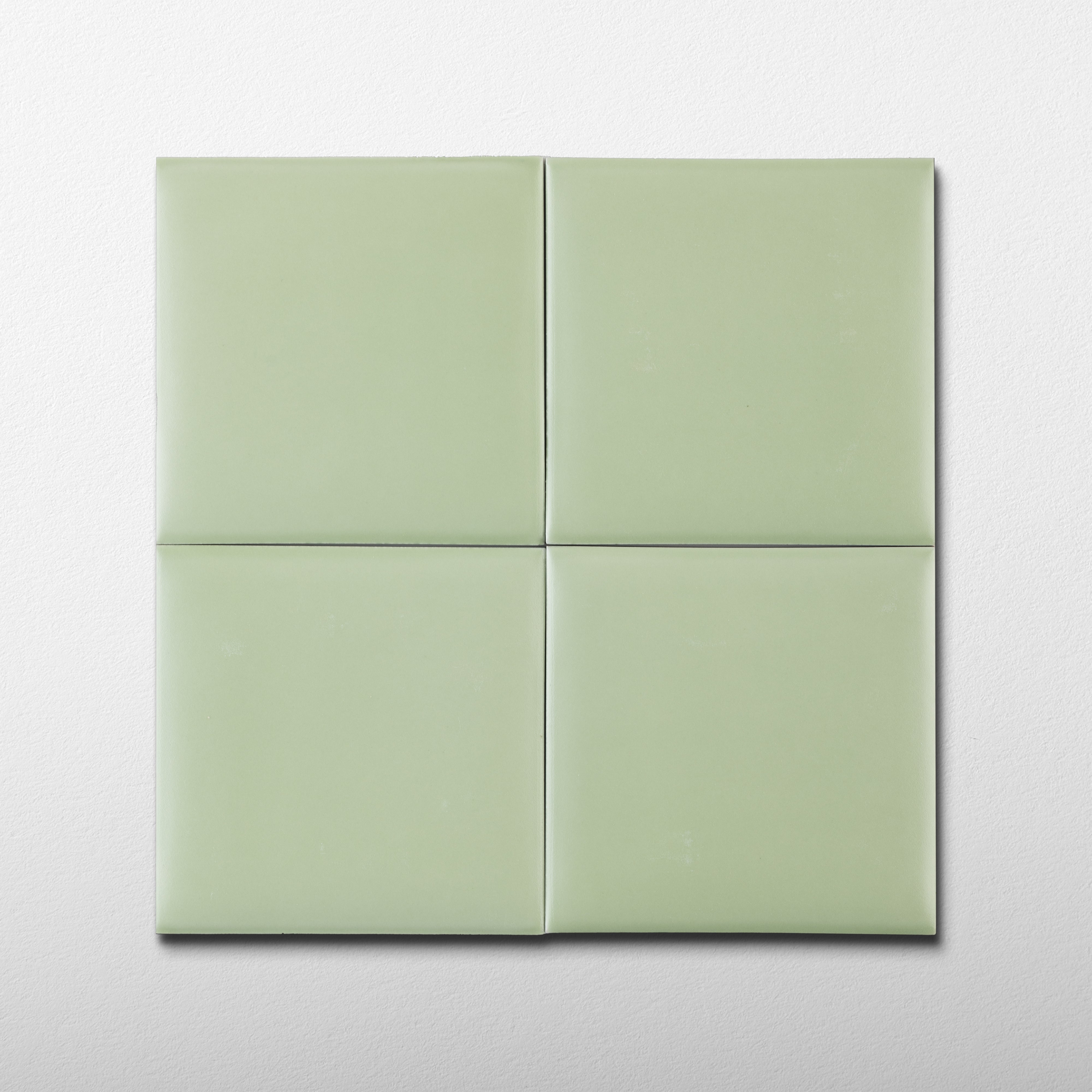 Bonbon 4.5x4.5 Lime Green Matte Porcelain Tile