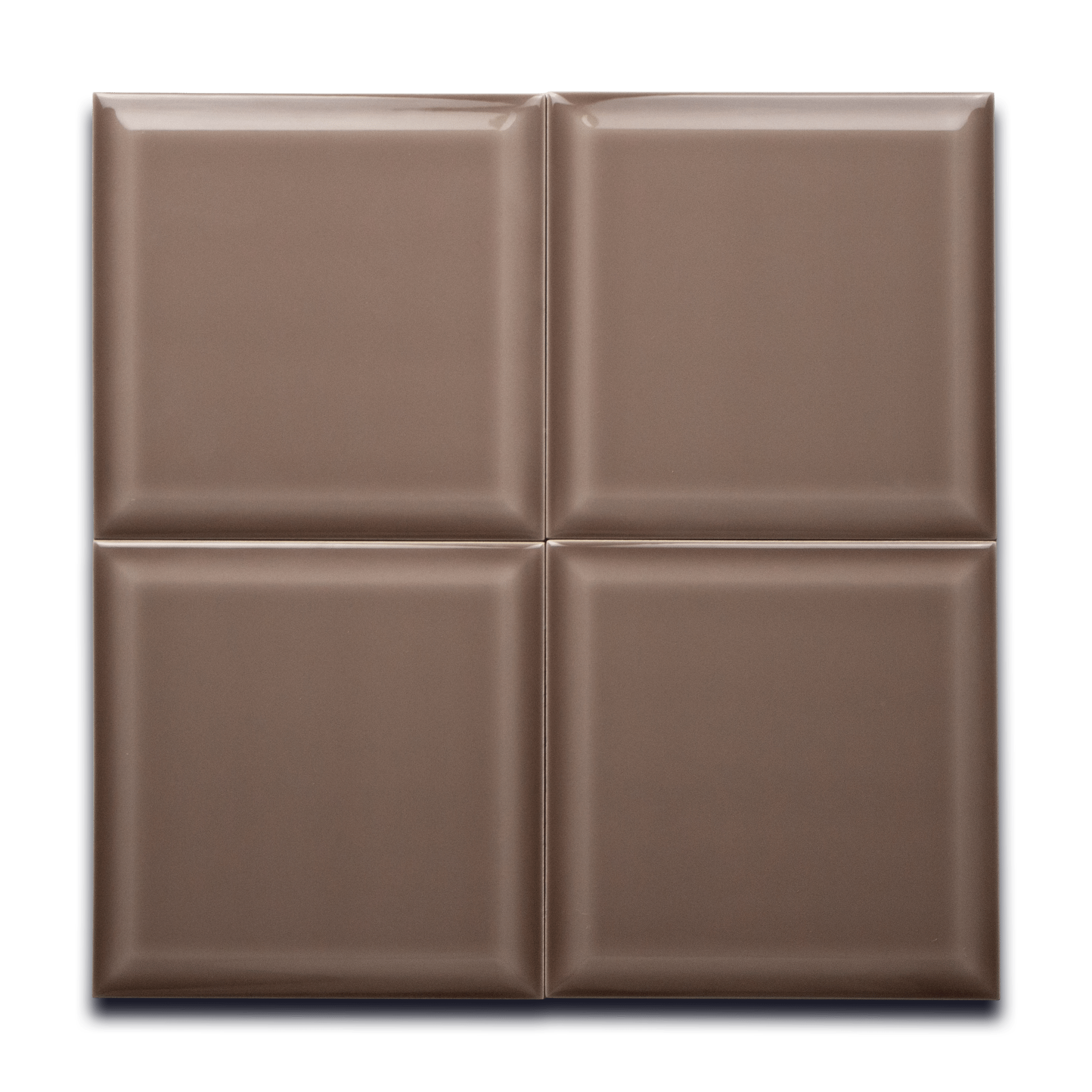 Latte 6x6 Bevelled Tile - Cemento Collection