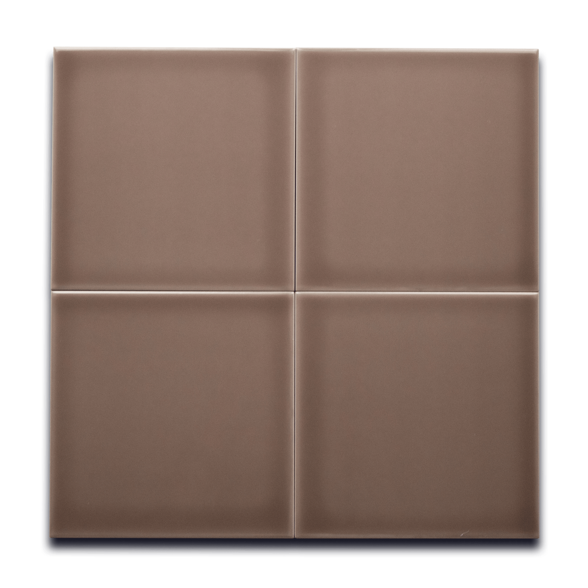 Latte 6x6 Ceramic Tile - Cemento Collection