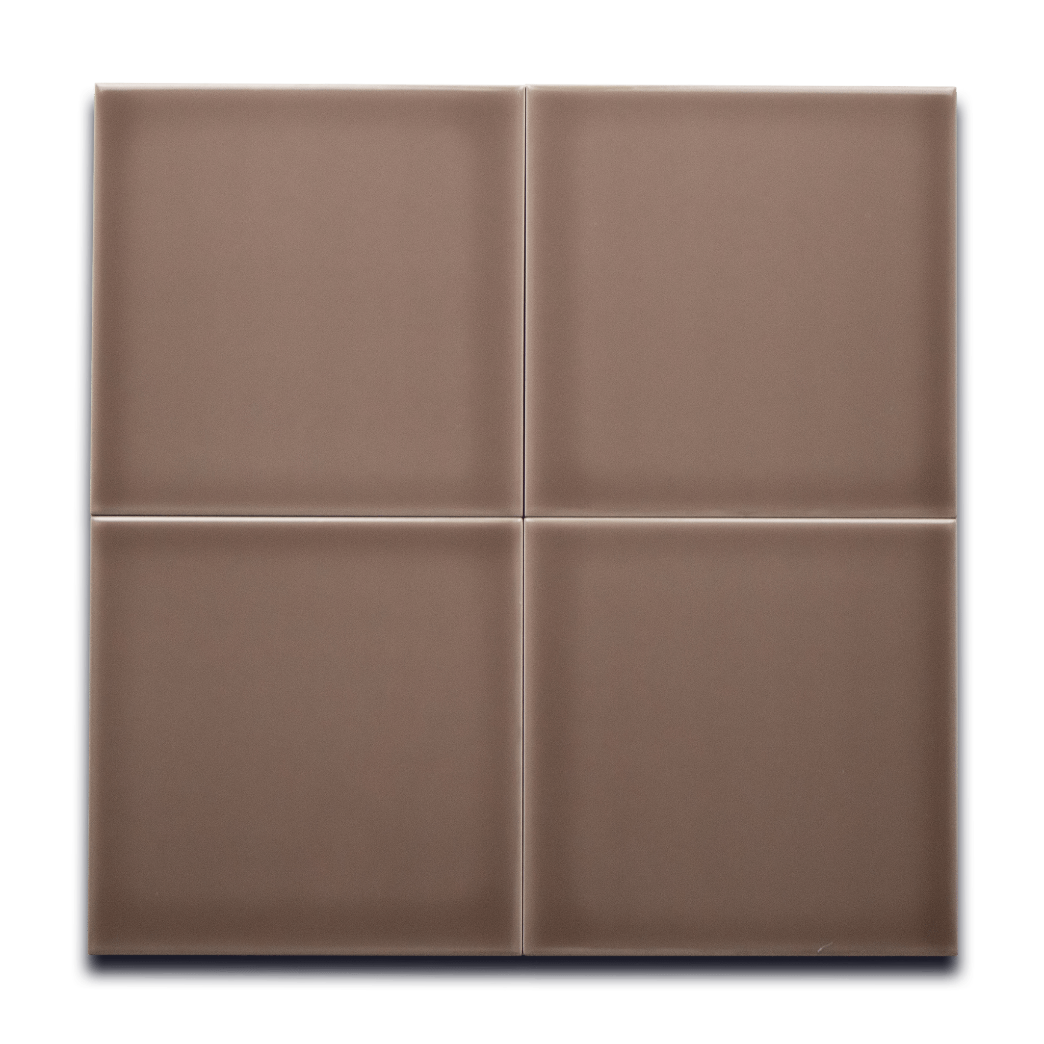 Latte 6x6 Ceramic Tile - Cemento Collection