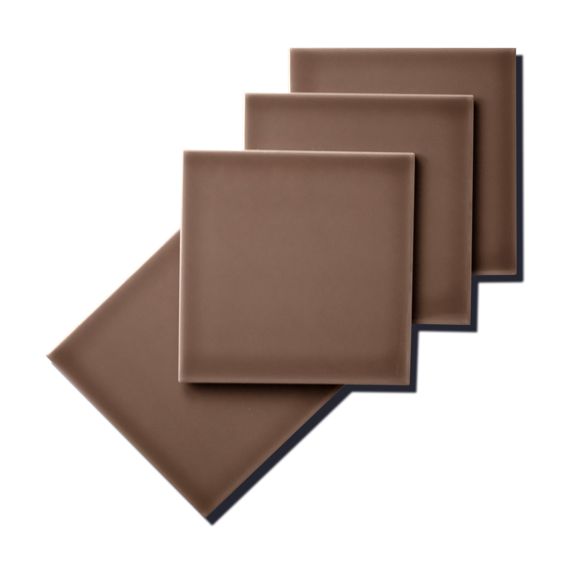 Latte 6x6 Ceramic Tile - Cemento Collection