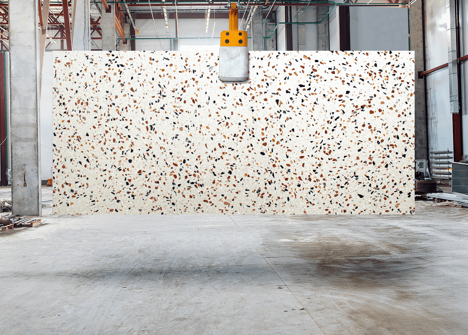 Levanzo Cream (Slab and Table Top) Terrazzo Tile - Cemento Collection