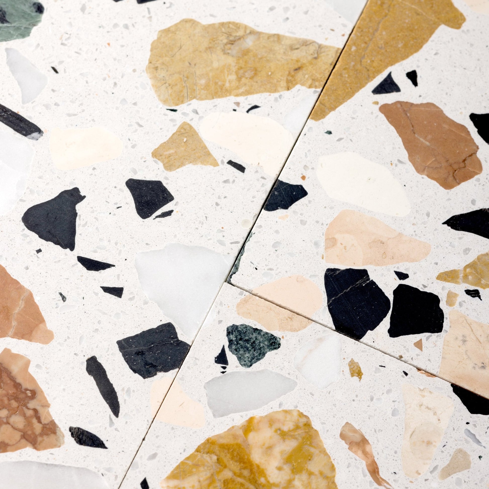 Li Galli Nougat 16x16 Terrazzo Tile - Cemento Collection