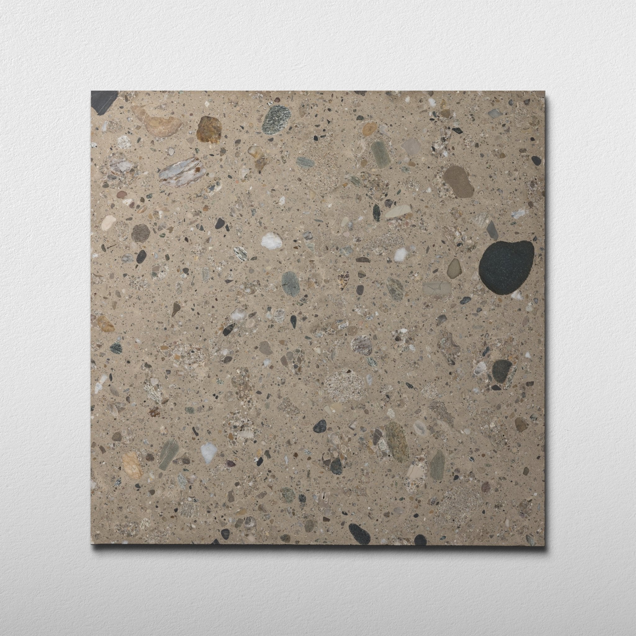 Licosa Soil 16x16 Terrazzo Tile | Cemento Collection - Cemento