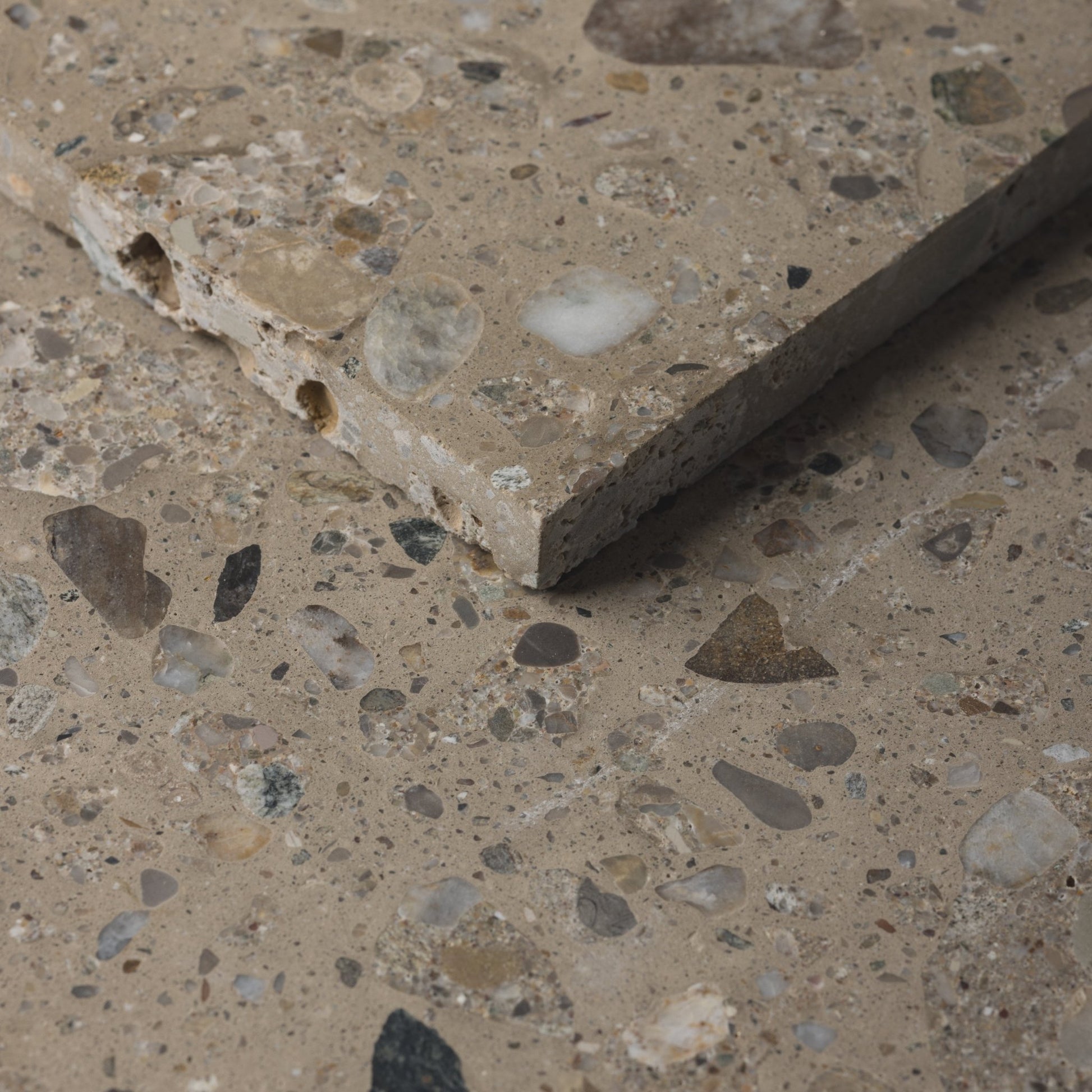 Licosa Soil 16x16 Terrazzo Tile - Cemento Collection