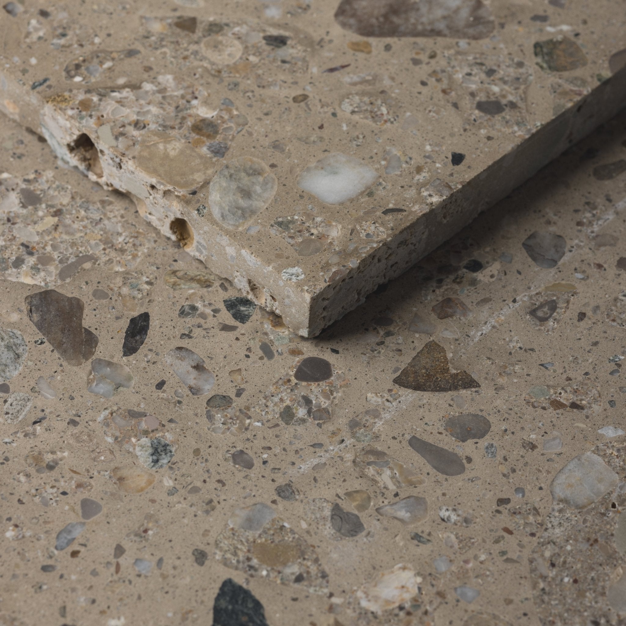 Licosa Soil 16x16 Terrazzo Tile - Cemento Collection