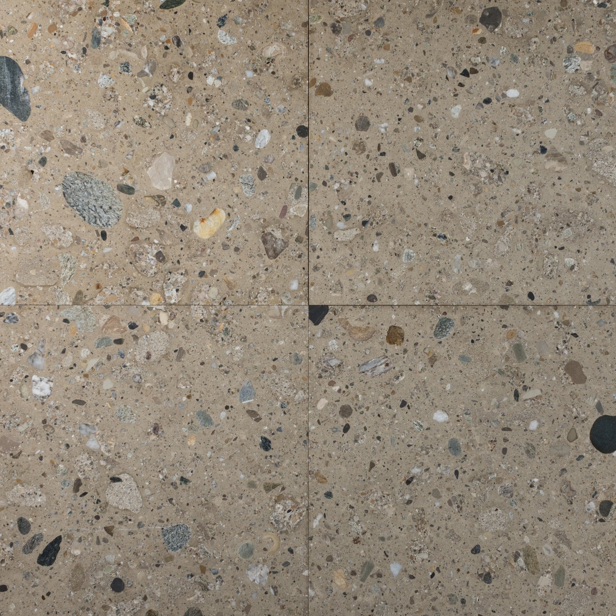 Licosa Soil 16x16 Terrazzo Tile - Cemento Collection