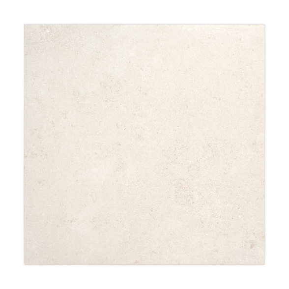 Lime Stone White Cream Rectified Porcelain Tile 24x24 Porcelain Tile - Cemento Collection