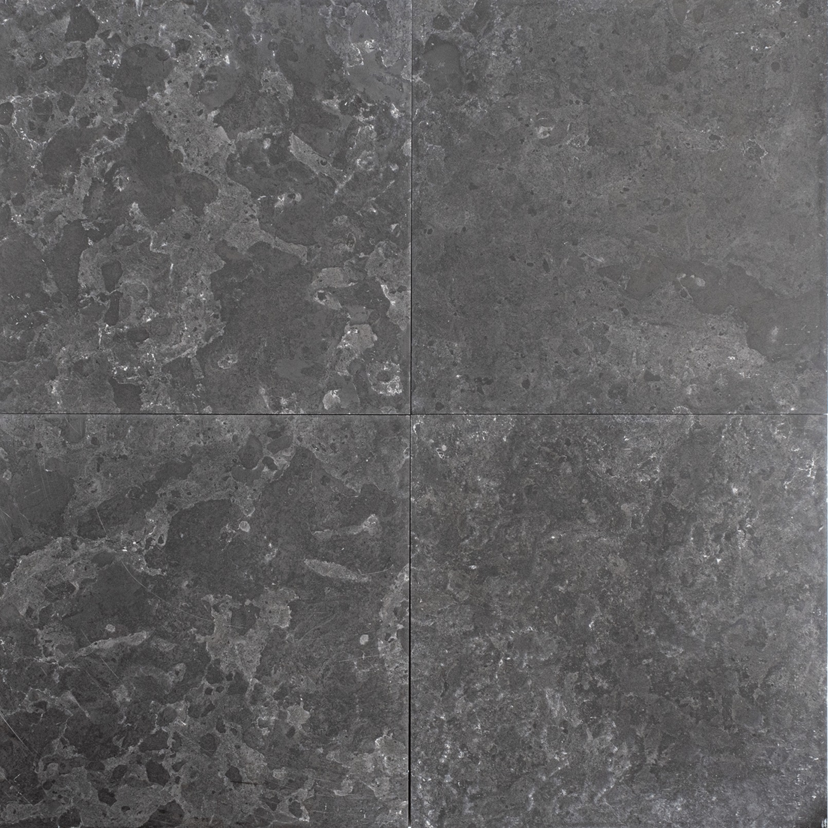 Limestone 12x12 Black Pearl Brushed and Honed Tile - Cemento Collection