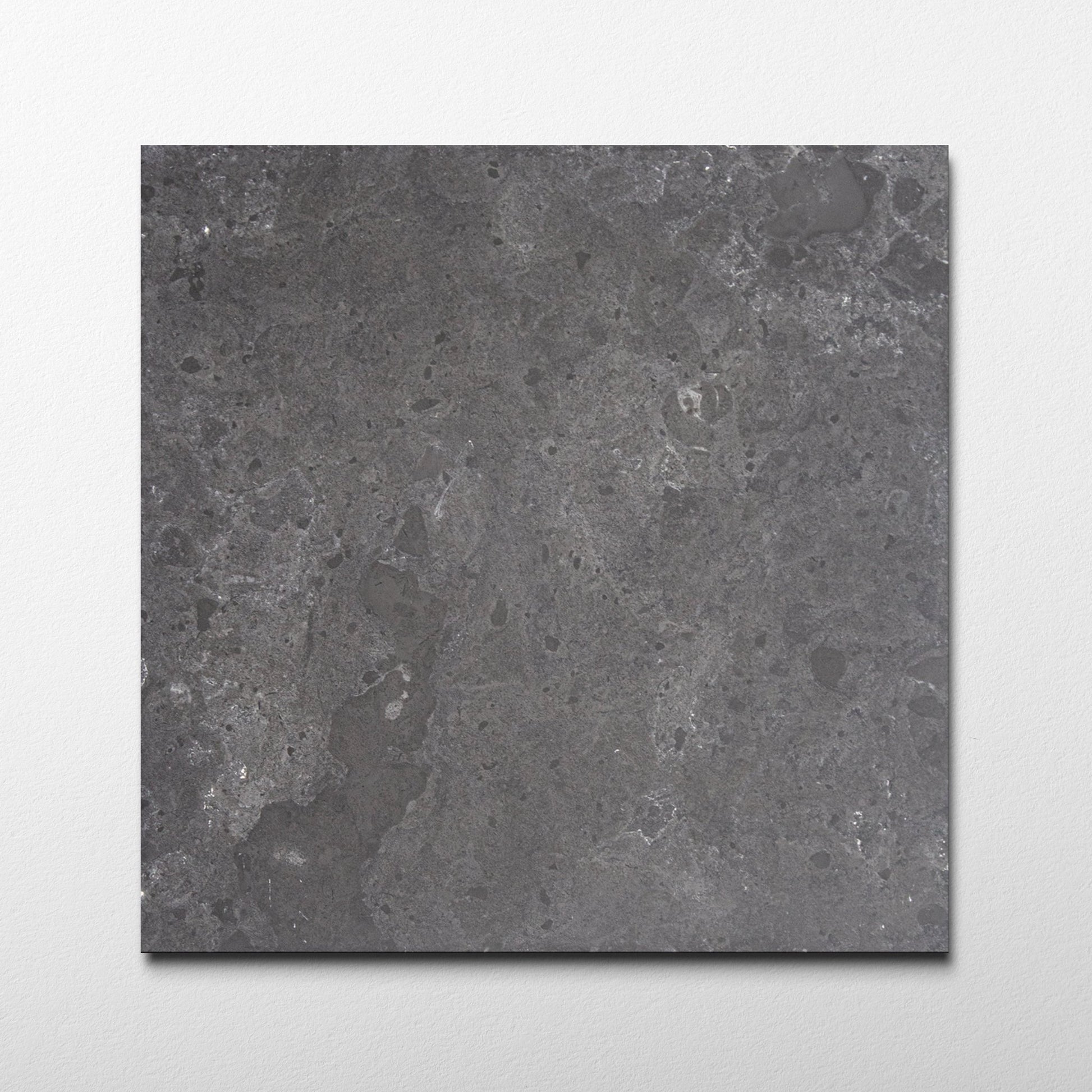 Limestone 12x12 Black Pearl Brushed and Honed Tile