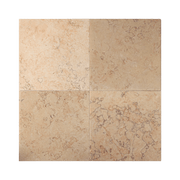 Limestone 12x12 Rose Brushed and Honed Tile - Cemento Collection