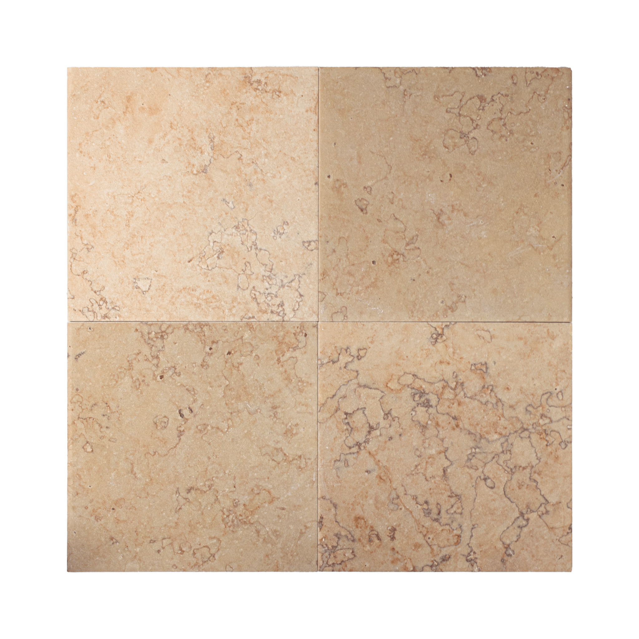 Limestone 12x12 Rose Brushed and Honed Tile - Cemento Collection