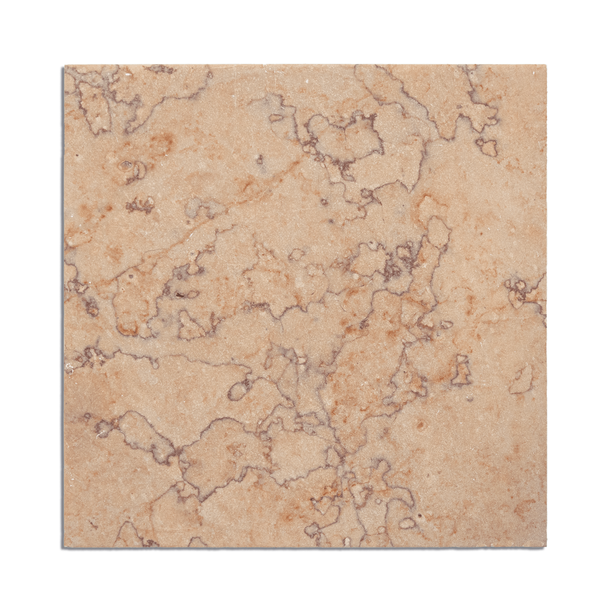 Limestone 12x12 Rose Brushed and Honed Tile - Cemento Collection