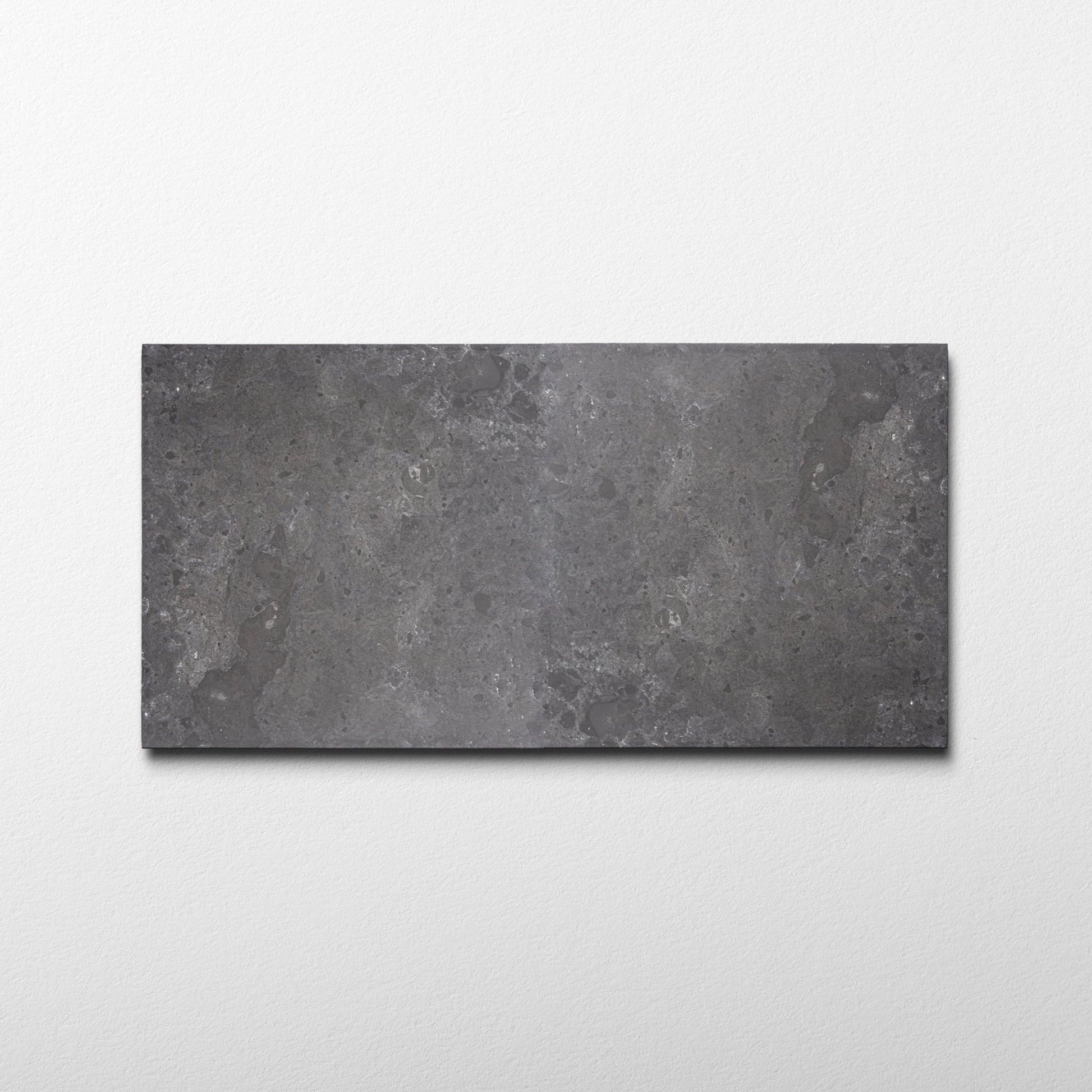 Limestone 12x24 Black Pearl Brushed and Honed Tile