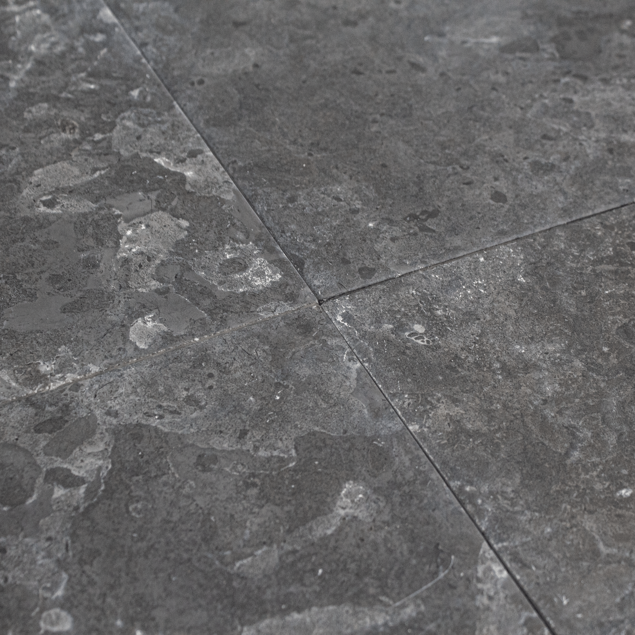 Limestone 12x24 Black Pearl Brushed and Honed Tile - Cemento Collection