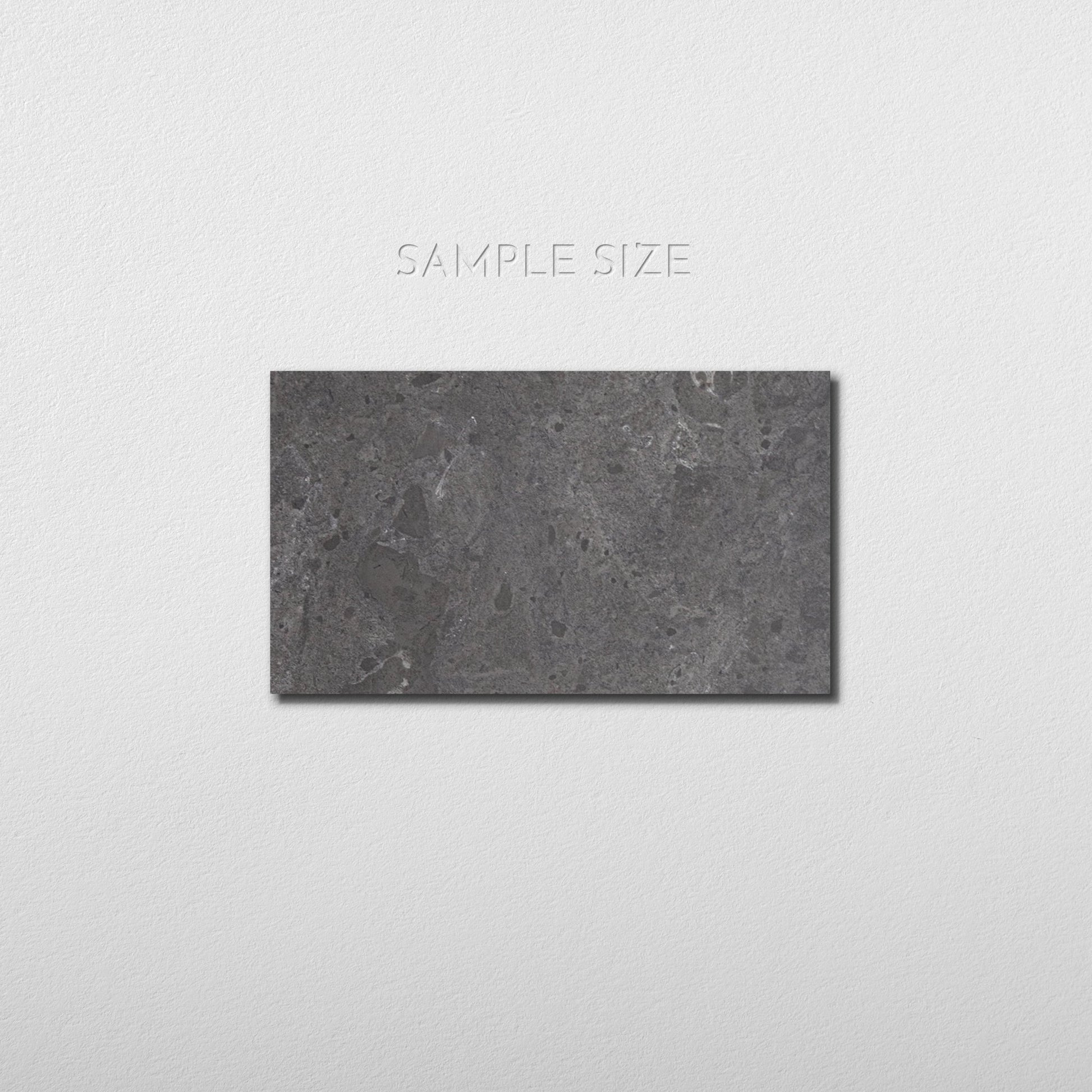 Limestone Black Pearl Brushed and Honed Tile sample