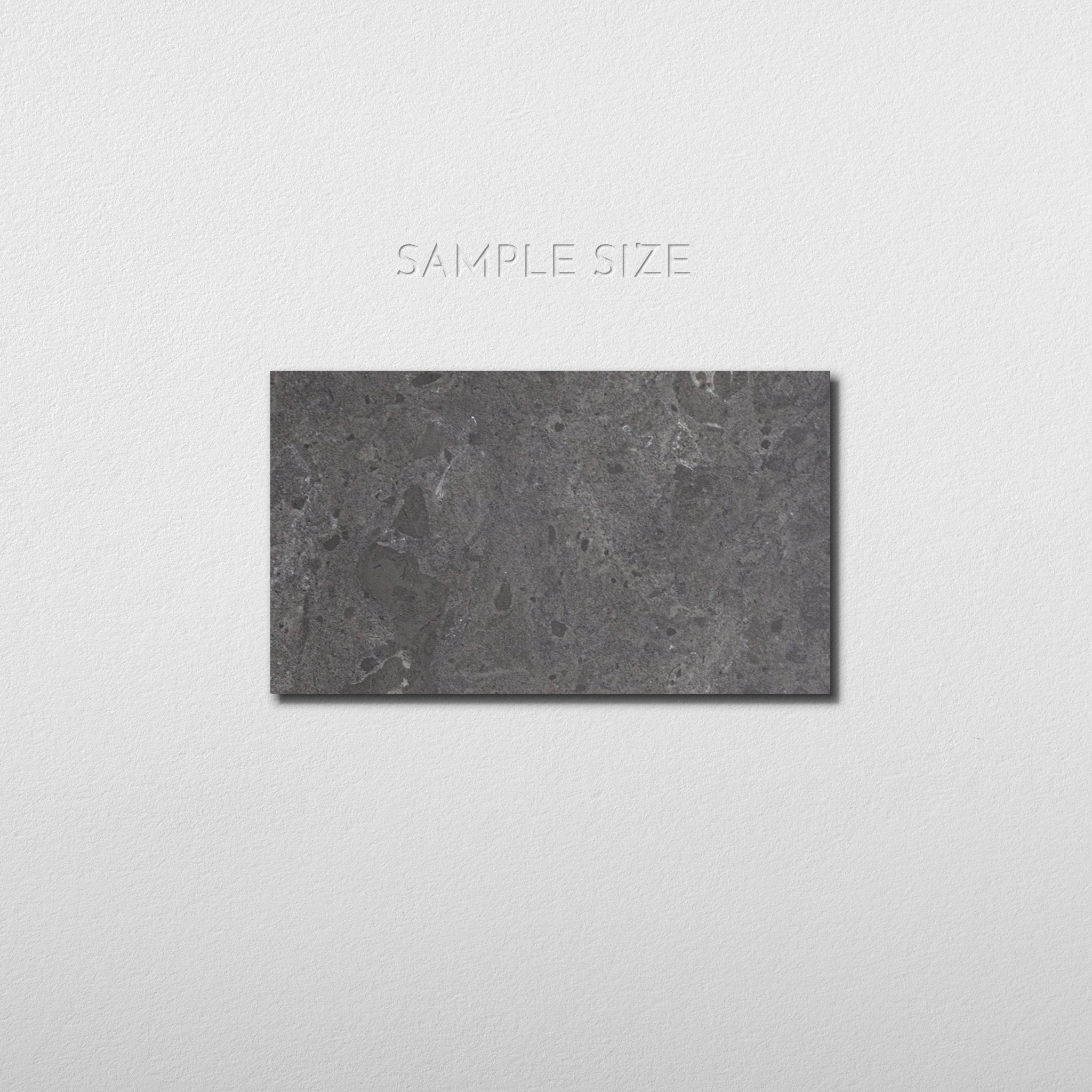 Limestone Black Pearl Brushed and Honed Tile sample