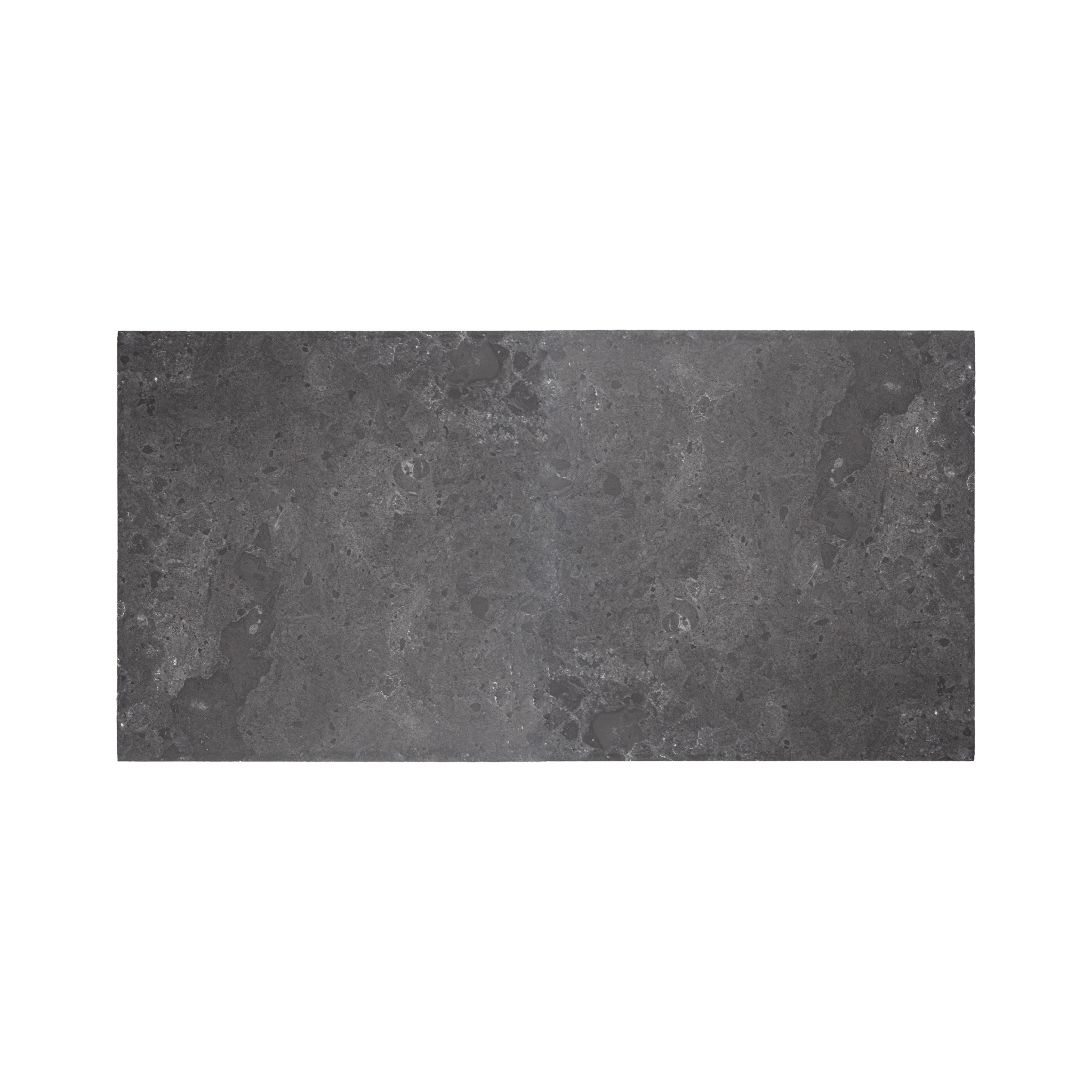 Limestone 12x24 Black Pearl Brushed and Honed Tile - Cemento Collection