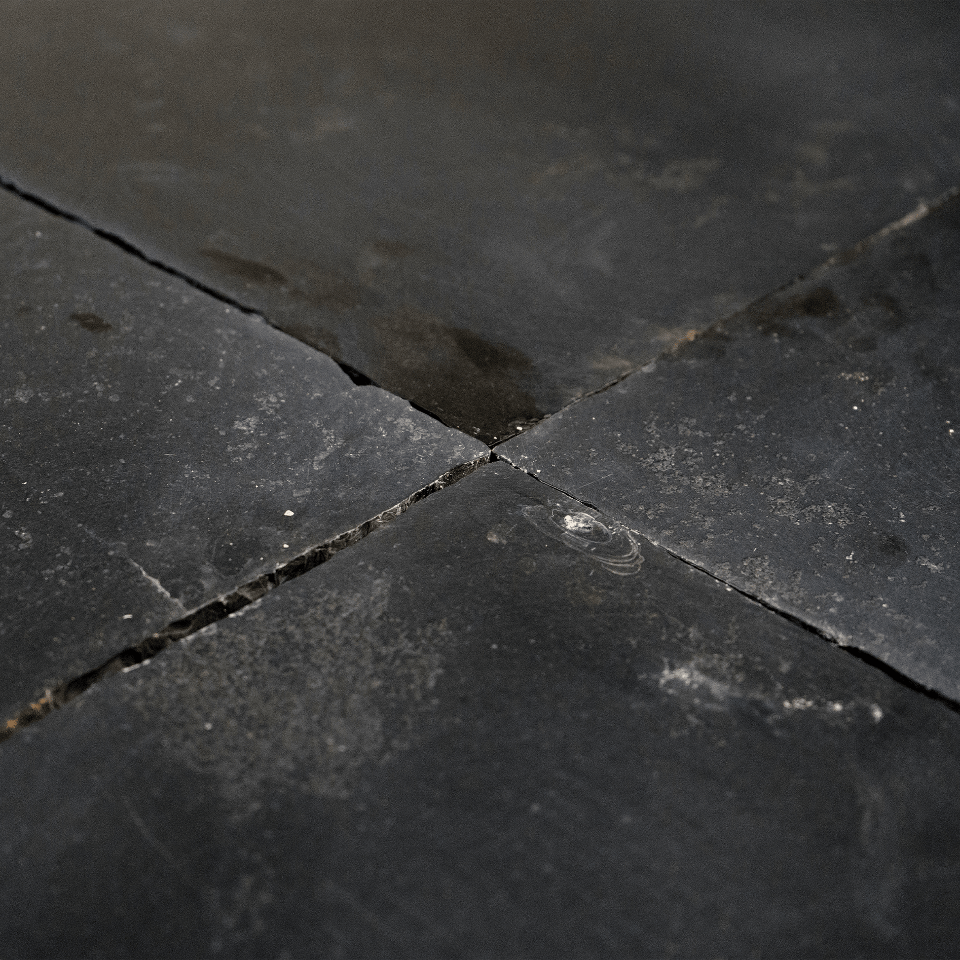 Limestone 16x24 Alexandria Black Hand Cut Tile - Cemento Collection