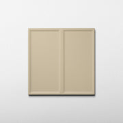 Macaron Domino Almond Butter 5x5 Matte Ceramic Tile - Cemento Collection