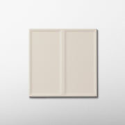 Macaron Domino Almond Butter 5x5 Matte Ceramic Tile